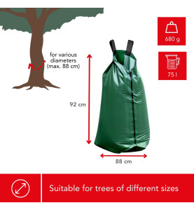 Sac d'arrosage pour arbres - 75 L - 420 g/m². - PRL