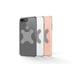 EXELIUM - COQUE POUR iPHONE  8+ - TRANSPARENT