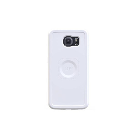 EXELIUM - ÉTUI DE PROTECTION MAGNÉTISÉ POUR LA RECHARGE SANS FIL - SAMSUNG GALAXY S6 - BLANC