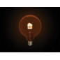 Deco bulb - ampoule LED - filament doré en forme de cadeau - E27 Deco bulb - ampoule LED - filament doré en forme de cadeau - E27