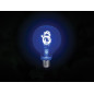 Deco bulb - ampoule LED - filament doré en forme de bonhomme de neige - E27