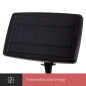Solar LED - 15 m - 15 lampes blanc chaud - càble noir
