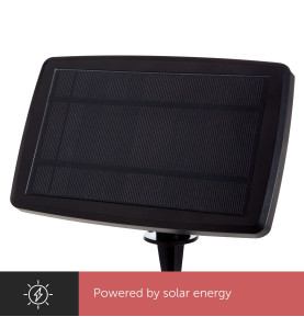 Solar LED - 15 m - 15 lampes blanc chaud - càble noir - PRL