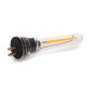 Solar LED - 15 m - 15 lampes blanc chaud - càble noir