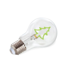 Deco bulb - ampoule LED - filament vert en forme de sapin - E27 - Vell