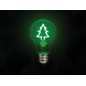 Deco bulb - ampoule LED - filament vert en forme de sapin - E27