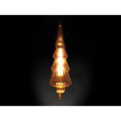Deco bulb - ampoule LED sapin de Noël - filament doré - E27