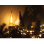 Deco bulb - ampoule LED sapin de Noël - filament doré - E27