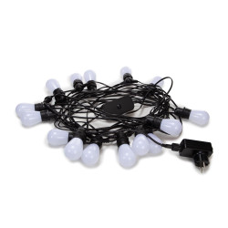 TUYA LED - 15 m - 15 lampes multicolores - càble noir - smart - Vellem