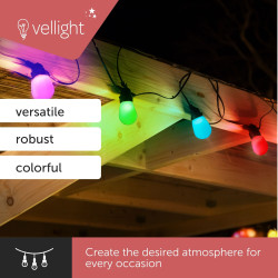 TUYA LED - 15 m - 15 lampes multicolores - càble noir - smart