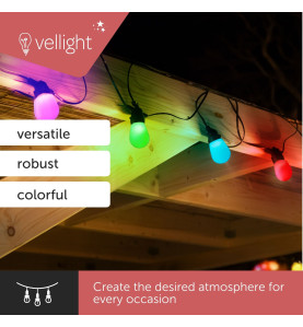 TUYA LED - 15 m - 15 lampes multicolores - càble noir - smart - Vellem