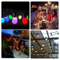 TUYA LED - 15 m - 15 lampes multicolores - càble noir - smart