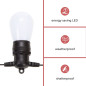 TUYA LED - 15 m - 15 lampes multicolores - càble noir - smart