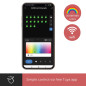 TUYA LED - 15 m - 15 lampes multicolores - càble noir - smart