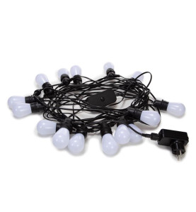 TUYA LED - 15 m - 15 lampes multicolores - càble noir - smart - Vellem