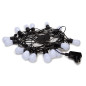 TUYA LED - 15 m - 15 lampes blanches - càble noir - smart