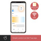 TUYA LED - 15 m - 15 lampes blanches - càble noir - smart