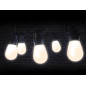 TUYA LED - 15 m - 15 lampes blanches - càble noir - smart