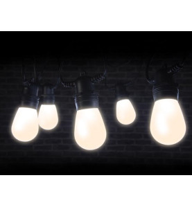 TUYA LED - 15 m - 15 lampes blanches - càble noir - smart - Velleman
