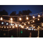 TUYA LED - 15 m - 15 lampes blanches - càble noir - smart