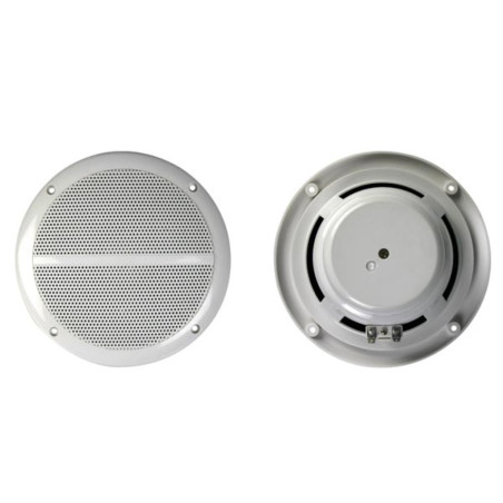 JEU DE 2 HAUT-PARLEURS CONIQUES 6.5" AVEC GRILLES & RESISTANT A L'EAU 120W / 8 OHM (1 PAIRE)