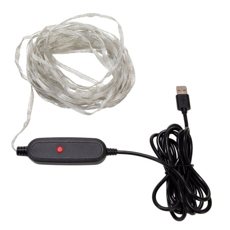 TUYA LED - 7.5 m - 75 lampes multicolore - càble transparant - smart -