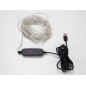 TUYA LED - 7.5 m - 75 lampes multicolore - càble transparant - smart