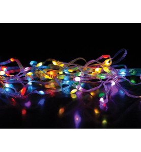 TUYA LED - 7.5 m - 75 lampes multicolore - càble transparant - smart -
