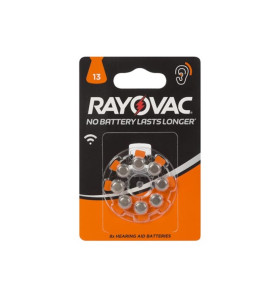 PILE BOUTON ZINC AIR RAYOVAC 1.45V-290mAh 4606.745.418 (8pcs/bl) - Vel