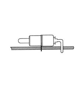 INVERSEUR BIPOLAIRE HORIZONTAL COUDE ON-OFF-(ON) - Velleman