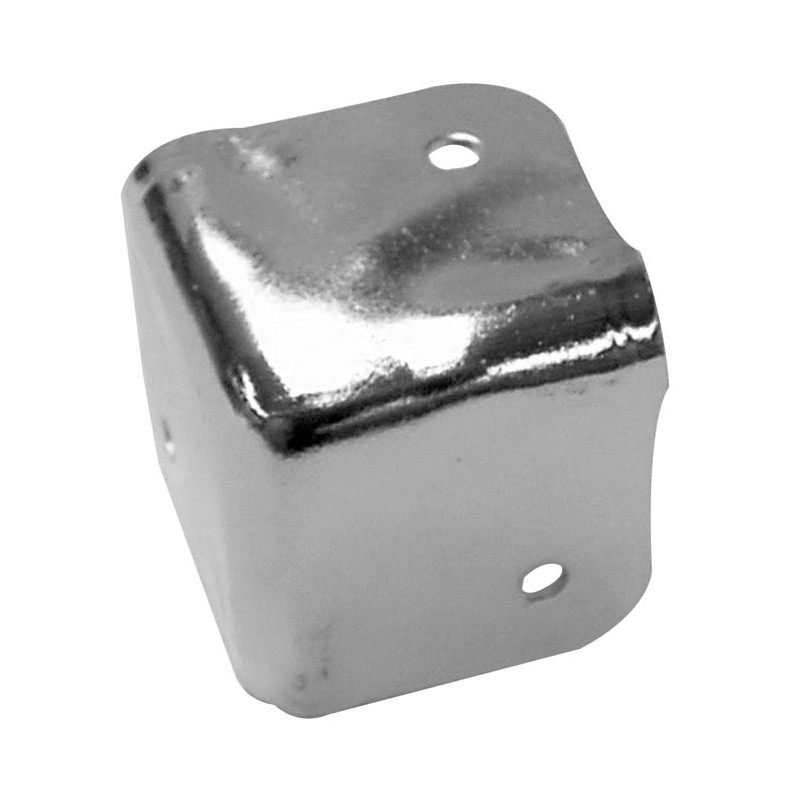 COIN DE PROTECTION POUR ENCEINTES, BLANC MÉTALLIQUE, 38 x 38mm x 90°