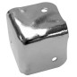 COIN DE PROTECTION POUR ENCEINTES, BLANC MÉTALLIQUE, 38 x 38mm x 90°