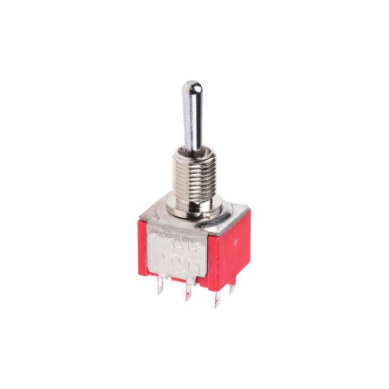INVERSEUR TRIPOLAIRE VERTICAL DPDT ON-ON-ON