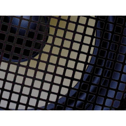 GRILLE MÉTALLIQUE POUR ENCEINTE 8" - NOIR