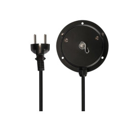 Moteur à boule à facettes, 1,8-2,5 tr/min, 230 VCA, noir