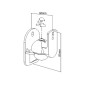 SUPPORT MURAL D'ENCEINTE (1 PAIRE)