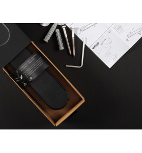 Barre d'appui ID - noir anthracite - 35 cm - PRL