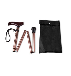 Canne de marche pliable - bronze - PRL
