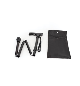 Canne de marche pliable - noire - PRL