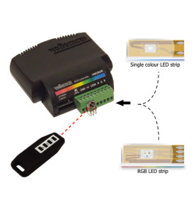 CONTROLEUR LED RVB (VERSION IR) - WH