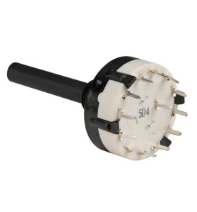 COMMUTATEUR ROTATIF 1 CIRCUIT / 12 POSITIONS - MONTAGE CI - Velleman