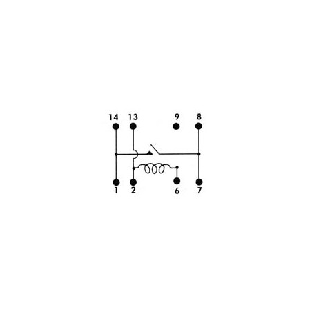 DIL RELAIS 0.5A/10W max. 1 x TRAVAIL 5Vcc