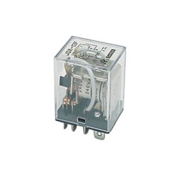 RELAIS HAUTE PUISSANCE 10A/24VCC-220VCA 2 x REPOS-TRAVAIL 12Vcc - Vell