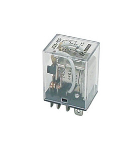 RELAIS HAUTE PUISSANCE 10A/24VCC-220VCA 2 x REPOS-TRAVAIL 12Vcc - Vell