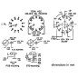COMMUTATEUR ROTATIF 1 CIRCUIT / 12 POSITIONS - MONTAGE CI COMMUTATEUR ROTATIF 1 CIRCUIT / 12 POSITIONS - MONTAGE CI