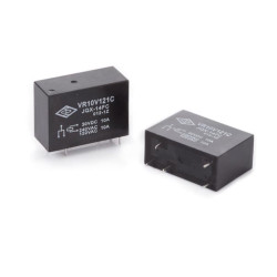 RELAIS VERTICAL 10A/30VCC-220VCA,1 x REPOS-TRAVAIL 12Vcc - Velleman