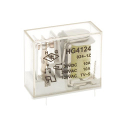 RELAIS VERTICAL 10A/30VCC-220VCA 1 x REPOS-TRAVAIL 24Vcc - Velleman