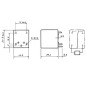 RELAIS STANDARD 15A/28VCC-125VCA 7A/220VCA 1 x REPOS-TRAVAIL 6Vcc