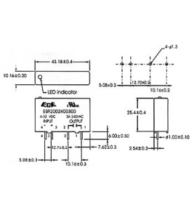 RELAIS DE PUISSANCE STATIQUE 3A / 240V 1 x TRAVAIL - Velleman