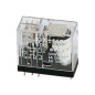 RELAIS VERTICAL 5A/30VCC-220VCA 2 x REPOS-TRAVAIL 24Vcc